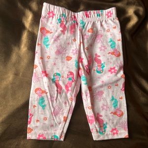 Mermaid legging girls size 0/3
